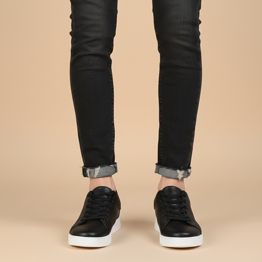 Klassieke designer sneakers met veters voor heren