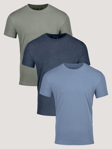 Kit com 3 Camisetas Masculinas Earth Tones